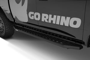 734.75 Go Rhino RB20 Running Boards Ford Bronco 4 Doors (21-22) Bedliner Coating or Textured Black Finish - Redline360