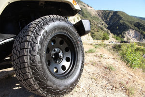 137.00 Rebel Racing Sahara Wheels (17x9 -6 Offset) 6x139.7 / 5x114.3 / 5x127 / 5x139.7 - Machined Clear Coat or Matte Black Finish - Redline360