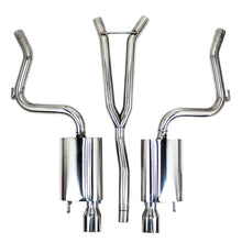 Load image into Gallery viewer, Rev9 CB-023 dual catback exhaust for 2015-2023 Ford Mustang EcoBoost 2.3L S550 with 4 inch stainless tips Alternate Image