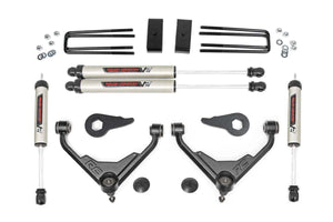 Rough Country Lift Kit Chevy Suburban 4WD (01-10) [3" Lift] Premium N3 or V2 Monotube Shocks