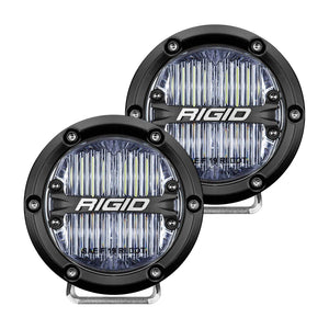 449.99 Rigid Industries 360 Series LED Lights (4" or 6") - Spot / Drive / Diffused / SAE - Redline360