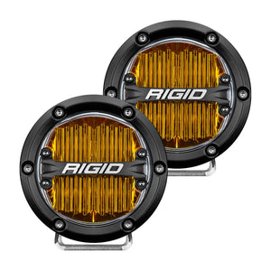 449.99 Rigid Industries 360 Series LED Lights (4" or 6") - Spot / Drive / Diffused / SAE - Redline360