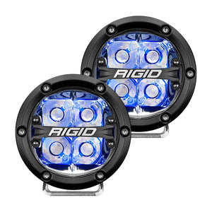 449.99 Rigid Industries 360 Series LED Lights (4" or 6") - Spot / Drive / Diffused / SAE - Redline360