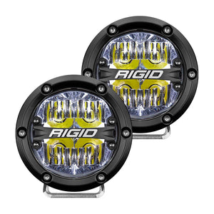 449.99 Rigid Industries 360 Series LED Lights (4" or 6") - Spot / Drive / Diffused / SAE - Redline360