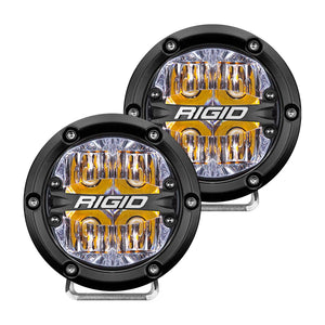 449.99 Rigid Industries 360 Series LED Lights (4" or 6") - Spot / Drive / Diffused / SAE - Redline360