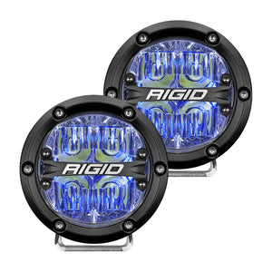 449.99 Rigid Industries 360 Series LED Lights (4" or 6") - Spot / Drive / Diffused / SAE - Redline360