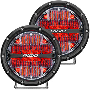 449.99 Rigid Industries 360 Series LED Lights (4" or 6") - Spot / Drive / Diffused / SAE - Redline360