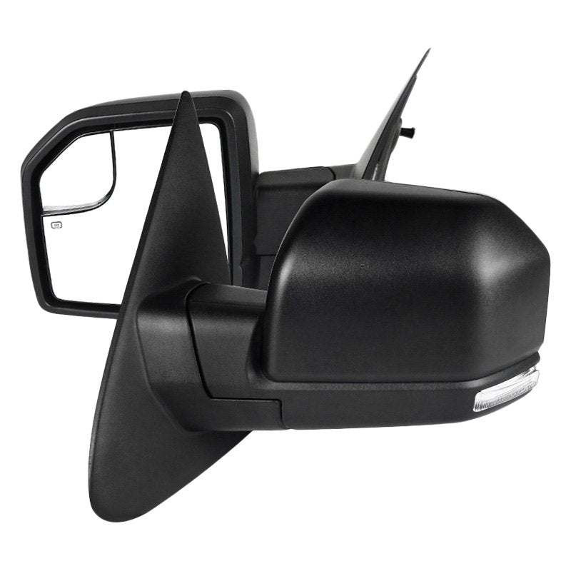 200.00 Spec-D Towing Mirrors Ford Expedition (03-06) [Matte Black] Powered / Heated / LED Turn Signal & Puddle Lights - Redline360