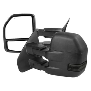 255.00 Spec-D Towing Mirrors Ford F150 (07-14) Powered/Heated/LED Turn Signal & Puddle Lights - Chrome or Black - Redline360