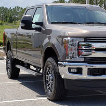 Load image into Gallery viewer, 278.00 Spec-D Towing Mirrors Ford F250/F350/F450/F550 Super Duty (17-19) Power/Heated/BSM/ATS Chrome w/ Clear Lens Sequential LED Turn Signal, Clearance, &amp; Auxiliary Lights - Redline360 Alternate Image