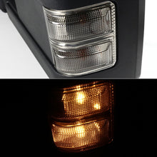 Load image into Gallery viewer, Spec-D Towing Mirrors F250 F350 F450 F550 Super Duty (99-16) Manual Adjustable &amp; Extendable w/ Amber or Smoke LED Lights - Amber Signal Light Alternate Image