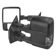 Load image into Gallery viewer, Spec-D Towing Mirrors F250 F350 F450 F550 Super Duty (99-16) Manual Adjustable &amp; Extendable w/ Amber or Smoke LED Lights - Smoke Signal Light Alternate Image