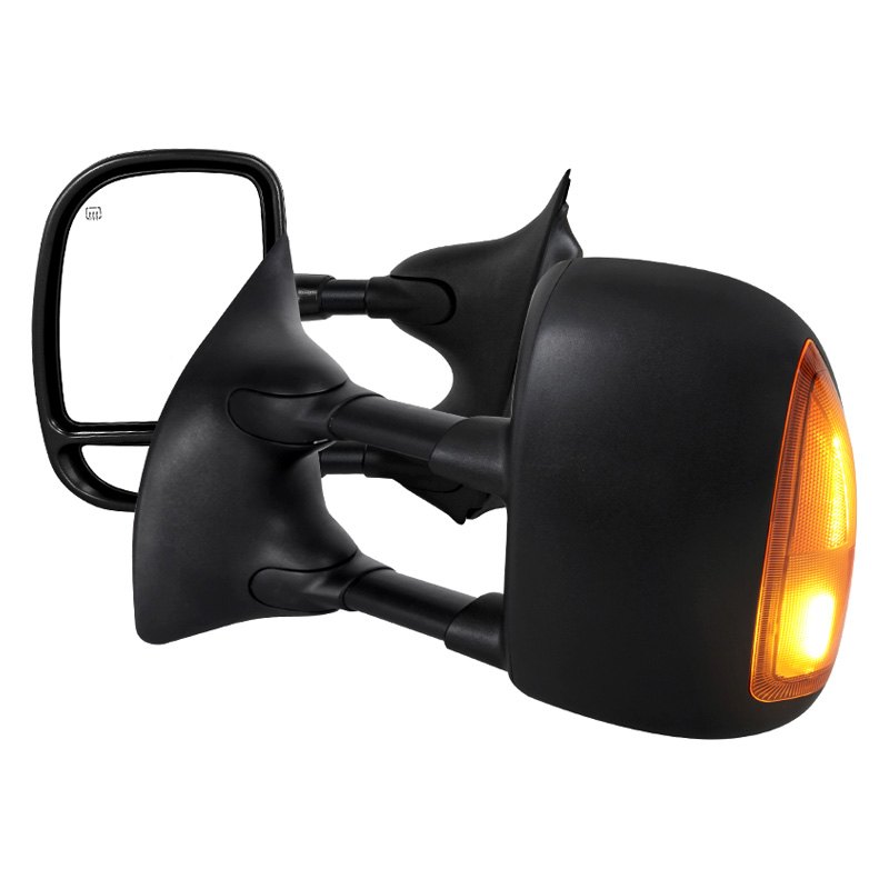 169.95 Spec-D Towing Mirrors Ford F250/F350/F450/F550 Super Duty (99-07) Power & Manual Extendable / Heated w/ or w/o Amber Lens LED Turn Signal Lights - Redline360