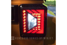 Load image into Gallery viewer, Winjet Renegade LED Tail Lights Jeep Wrangler (07-16) w/ Optional Housing and Lens Finish Alternate Image