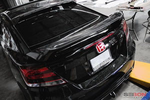 493.00 SEIBON Carbon Fiber Rear Spoiler Honda Civic Coupe (2014-2015) SI Style - Redline360