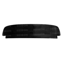 Load image into Gallery viewer, SEIBON Carbon Fiber Rear Spoiler Honda Civic Hatchback (92-95) w/ or w/o LED Light - w/o LED Alternate Image