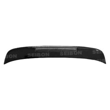 Load image into Gallery viewer, SEIBON Carbon Fiber Rear Spoiler Honda Civic Hatchback (92-95) w/ or w/o LED Light - w/o LED Alternate Image