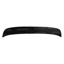 Load image into Gallery viewer, SEIBON Carbon Fiber Rear Spoiler Honda Civic Hatchback (92-95) w/ or w/o LED Light - w/o LED Alternate Image
