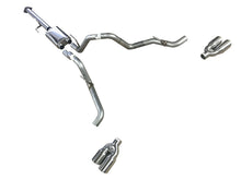 Load image into Gallery viewer, Solo Performance Exhaust Ford F150 5.0L (15-17) Mach-40-XV Dual Catback [Louder Version] 132" Wheel Base - w/ Optional Tips - Polished Alternate Image