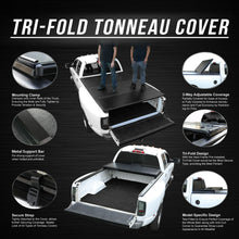 Load image into Gallery viewer, DNA Tri Fold Tonneau Cover Nissan Frontier (2014-2018) Fleetside / Styleside 5Ft or 6.1Ft Bed Alternate Image