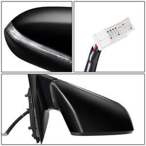 DNA Side Mirror Hyundai Sonata (18-19) [OEM Style / Powered + Heated + Turn Signal + BSD] Passenger Side Only