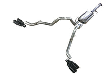 Load image into Gallery viewer, Solo Performance Exhaust Ford F150 5.0L (15-19) Mach-44-XV Dual Catback [Quieter Version] 132" Wheel Base - w/ Optional Tips - Black Alternate Image