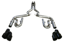 Load image into Gallery viewer, Solo Exhaust Ford Mustang GT 5.0L (18-23) Mach Thunder Catback - Polished or Black Tips - Black Tips Alternate Image