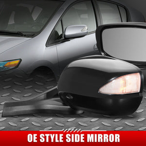 DNA Side Mirror Honda Insight (10-14) [OEM Style / Powered + Heated + Turn Signal] Driver Side Only