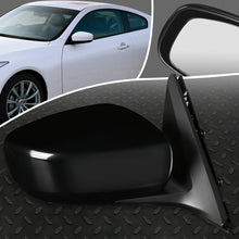 Load image into Gallery viewer, DNA Side Mirror Infiniti Q60 (14-15) [OEM Style / Powered + Textured Black] Passenger Side Only Alternate Image