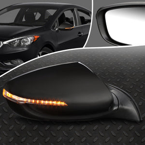 DNA Side Mirror Kia Forte (14-16) [OEM Style / Powered + Heated + Turn Signal Lights] Driver / Passenger Side