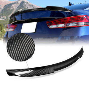 DNA Carbon Fiber Spoiler Kia Optima (2016-2020) V Style Trunk Lid Wing