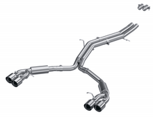 Load image into Gallery viewer, MBRP Resonator-Back Exhaust Audi S5 Coupe / S4 Sedan 3.0L (18-24) [Street Version] 2.5" Quad Split Rear Exit - Polished Alternate Image