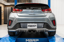 Load image into Gallery viewer, MBRP Catback Exhaust Hyundai Velsoter 1.6L Turbo (19-21) XP Series [Dual Split Center Rear Exit] w/ Carbon Fiber Tips - Default Title Alternate Image