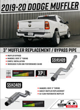 Load image into Gallery viewer, MBRP Replacement Muffler RAM 1500 5.7L Hemi (19-24) [High Flow] 3" Single in/out T409 Stainless Steel Alternate Image