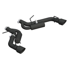 Load image into Gallery viewer, MBRP Exhaust Chevy Camaro SS 6.2L V8 Non-NPP (16-24) [Split Rear Axleback] Black-Coated / Stainless / Aluminized Steel - Black-Coated Alternate Image