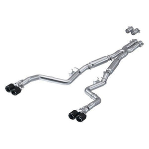 764.99 MBRP Exhaust Dodge Challenger 6.2 6.4 HEMI (15-21) Street Catback w/ Carbon Fiber or  Polished Tips - Redline360