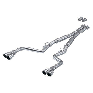 764.99 MBRP Exhaust Dodge Challenger 6.2 6.4 HEMI (15-21) Street Catback w/ Carbon Fiber or  Polished Tips - Redline360