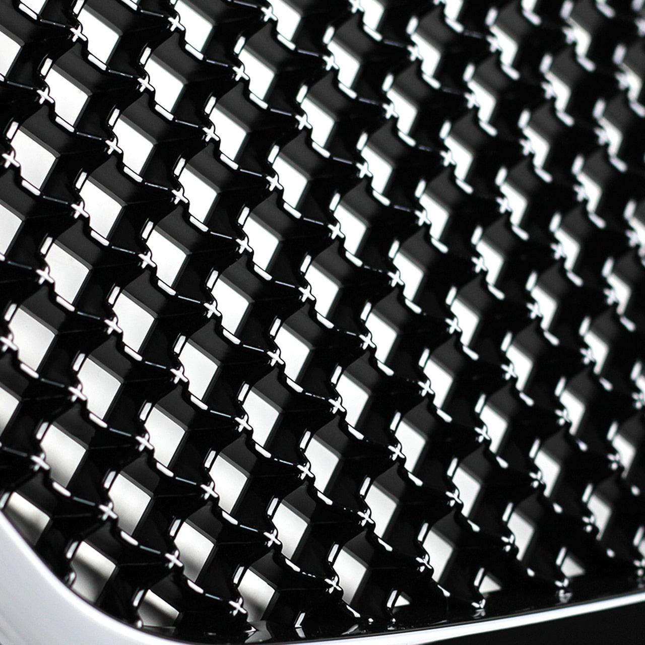Spec-D Grill Chrysler 300 300C (2011-2014) Gloss Black Mesh