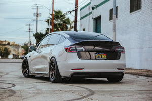 1290.00 SEIBON Carbon Fiber Trunk Tesla Model 3 (2017-2020) w/ Integrated Spoiler - Redline360