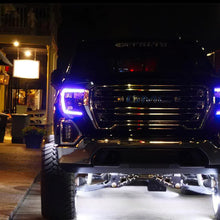 Load image into Gallery viewer, Oracle Headlight DRL Upgrade Kit GMC Sierra (19-22) ColorSHIFT RGB+W - w/ or w/o Controller - w/o Controller Alternate Image