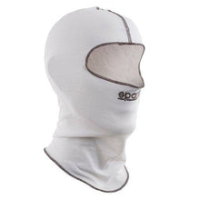 Load image into Gallery viewer, SPARCO Micropoly Karting Hood - White or Black - Black Alternate Image