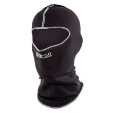 Load image into Gallery viewer, SPARCO Micropoly Karting Hood - White or Black - Black Alternate Image