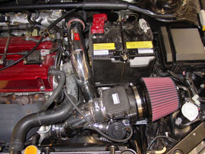 504.11 Injen Short Ram Intake Mitsubishi Lancer EVO 8/9 (03-07) CARB/Smog Legal w/ Intercooler Piping - Polished / Black - Redline360