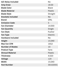 Load image into Gallery viewer, 164.44 SPAL Electric Radiator Fan (14&quot; - Pusher Style - High Performance - 1652 CFM) 30102055 - Redline360 Alternate Image