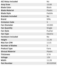 Load image into Gallery viewer, 160.24 SPAL Electric Radiator Fan (10&quot; - Pusher Style - High Performance - 1115 CFM) 30102058 - Redline360 Alternate Image