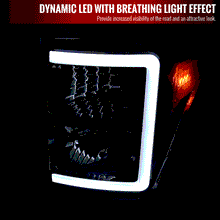 Load image into Gallery viewer, Spec-D OEM Replacement Headlights Ford F250 F350 F450 F550 Super Duty (11-16) w/ LED Bar &amp; Breathing Effect - Black w/ Clear Lens Alternate Image