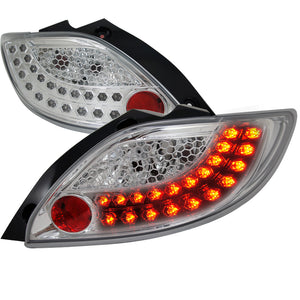 164.95 Spec-D Tail Lights Mazda 2 [LED] (2011-2012) Black or Chrome - Redline360