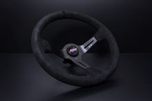 Load image into Gallery viewer, 154.95 DND Alcantara Race Steering Wheel (50mm or 75mm) Various Colors - Redline360 Alternate Image