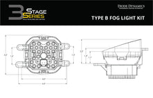 Load image into Gallery viewer, 540.00 Diode Dynamics Stage Max Series Toyota Avalon (07-15) [3&quot; SAE 38.5W LED Fog Light Kit] Yellow or White - Redline360 Alternate Image