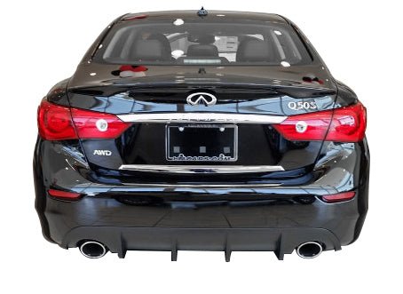 STILLEN Rear Diffuser Infiniti Q50 (2014-2017) Unpainted / Matte Black